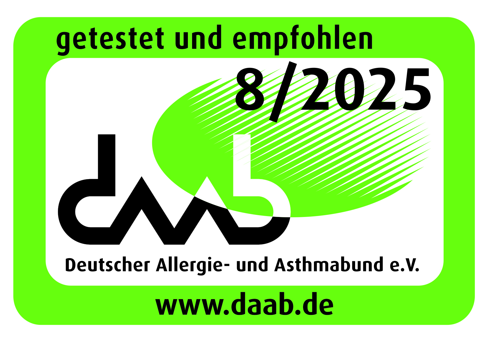 Tests und Zertifikate der Hautpflegemarke PAEDIPROTECT 2 DAAB-Siegel Siegel
